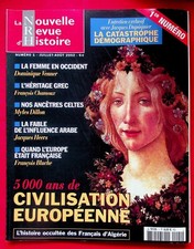 La Nouvelle Revue d'Histoire n° 1 - 5000 ans de civilisation européenne