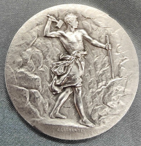 Médaille société des mines - des,