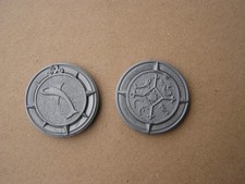 Playmobil : pièce couleur argent éffigie requin de l'île mystérieuse des pirates