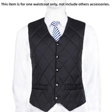 Gilet Matelassé Padded Sans Manches Pour Homme Avec Poches Chaud Veste Courte