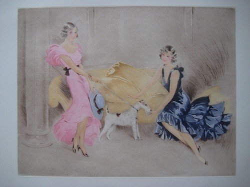 Gravure originale dans - dans, le
