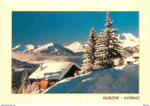 Carte postale morzine - carte,