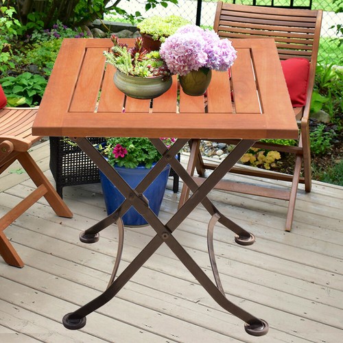 Extérieur table bistrot acier - extérieur,