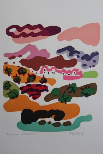Charles lapicque lithographie - lapicque,,