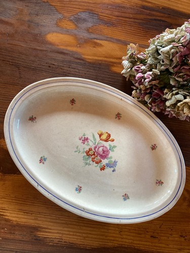 Grand plat ancien faïence - ancien,