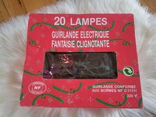 ANCIENNE GUIRLANDE ÉLECTRIQUE