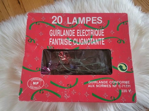Ancienne guirlande électrique - ancienne,