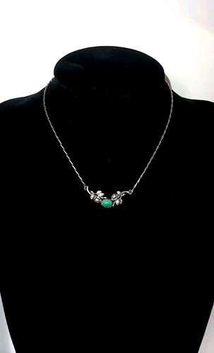 Ancien collier malachite - ancien, sur