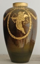Vase en verre lithyalin de