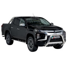 Pare-buffle Avant pour Mitsubishi L200 2019-2025 76 mm en Acier Gris