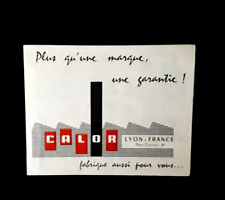 Brochure-dépliant  publicitaire  CALOR  - années 60 voire fin 50