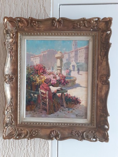 Huile sur toile victor - huile,