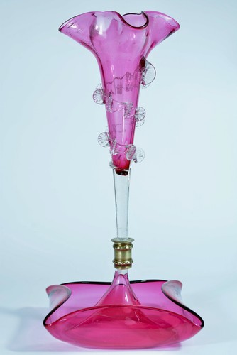 Ancien vase soliflore en - ancien,