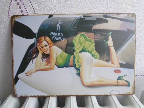 Tole metal pin avion - pin, up