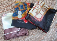 lot 3 Grand FOULARD vintage -
