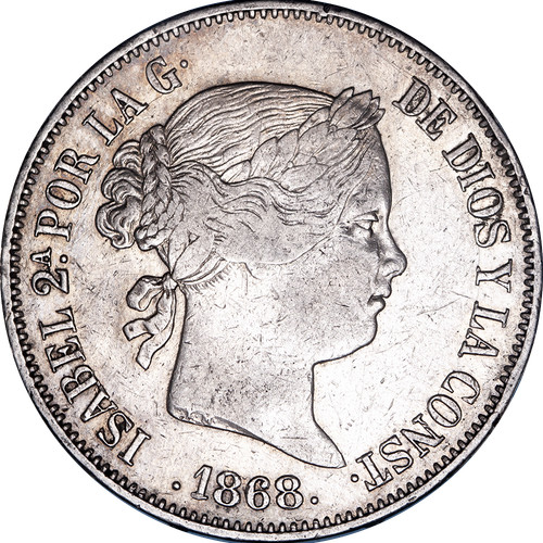 Espagne escudos isabelle - -, 2