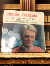 Vintage 45 tours Claude François ancien disque vinyle collection rétro musique