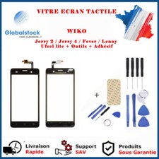 Vitre tactile ecran Wiko Jerry 2 4/Fever/Lenny /Ufeel lite + Outils + Adhésif