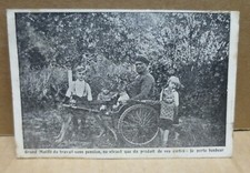 VOITURE A CHIEN mutilé du travail ne vivant que du produit vente des cartes