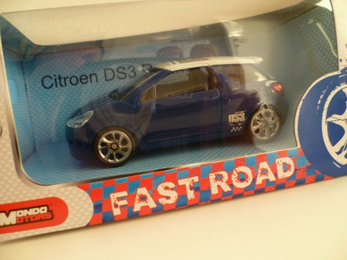 Citroen ds3 racing bleu toit - ds3,