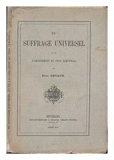 Devaux, Paul Du Suffrage