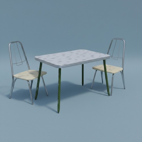 1960s child chrome formica - 1960s,
