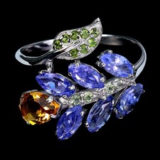 925 Bague en Argent Poire