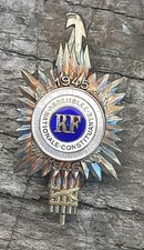 RARE INSIGNE DE DÉPUTÉ 2 ÈME ASSEMBLÉE NATIONALE CONSTITUANTE VERMEIL 1945/ 1946