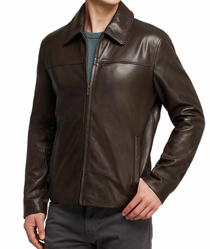 Veste cuir agneau - en,