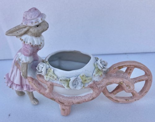 Biscuit polychrome ancien - biscuit,