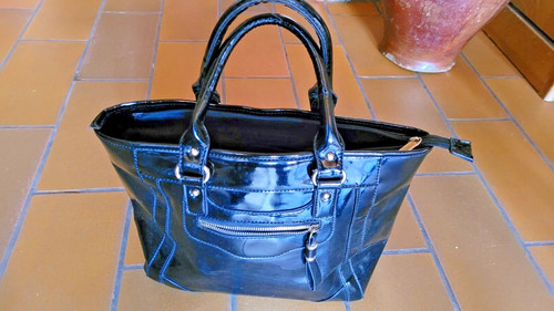 Sac main vernis - a,