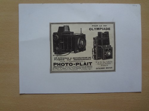 Ancienne publicité photo - ,