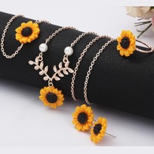 Ensemble bijoux fleurs