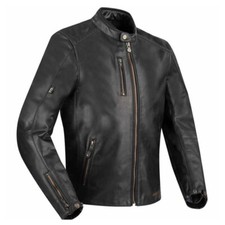 Veste Moto En Cuir Segura