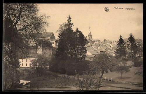 Cpa chimay vue générale - chimay,,