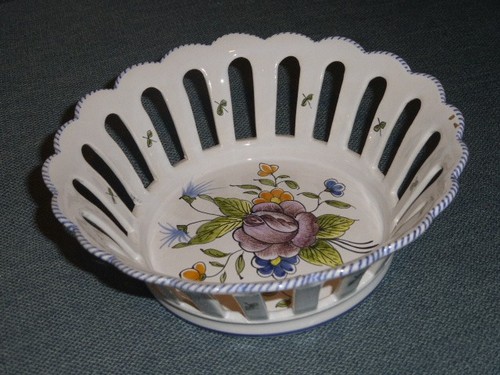 Plat creux ajoure moustiers - ,