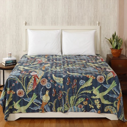 Couverture kantha vintage - couverture,