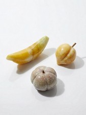 Lot de 3 fruits décoratifs