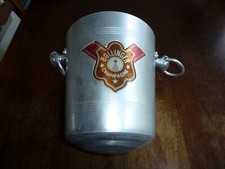 SEAU A CHAMPAGNE BOLLINGER EN ALU  CUL DE POULE