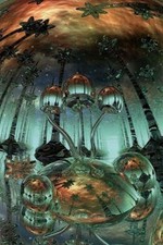 Liquid Champignons - Fantaisie Affiche - 24x36 Shrink Enveloppé - 7046