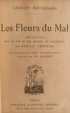 Baudelaire. Les Fleurs du Mal. Lemerre. 1917