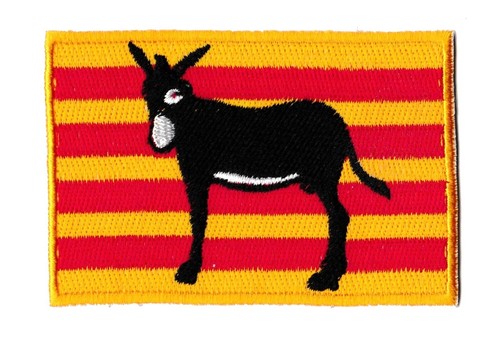 Patche écusson catalogne ane - patche,