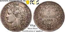 5 Francs Cérès, 1849 A Paris