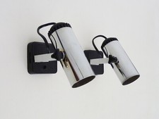 Paire d'appliques murales spot orientable style Targetti années 1970