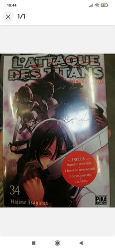 Attaque des titans tome 34 - l’attaque,