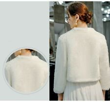 Femme Mariage Fausse Fourrure