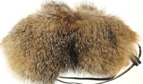 Fourrure masque gris renard - gris,