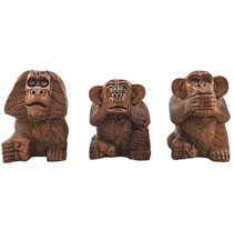 Les 3 Singes de la Sagesse en