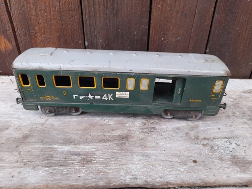 Wagon train ancien jouet tole - wagon,