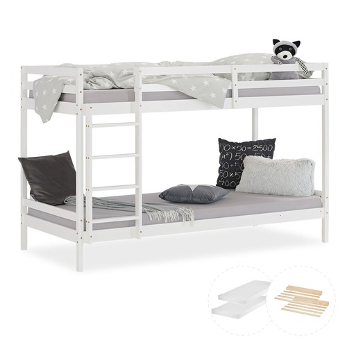 Lit superposé 90x200 - , bois